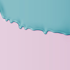 Realistic paint on different coloured background, vector illustration