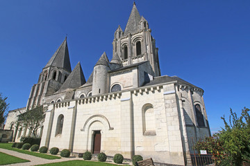 Fototapeta na wymiar Saint Oars church, Loches