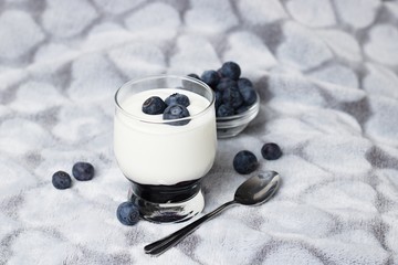 Blueberry yogurt