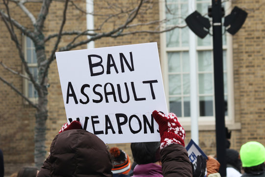 Ban Assault Weapons Sign