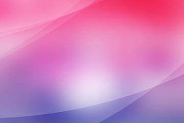 Abstract soft light pink and purple background of abstrack with curves wave line overlay. Pink and...