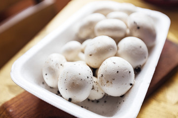 Fresh Button Mushrooms