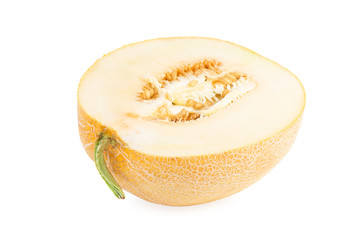 Half of yellow melon