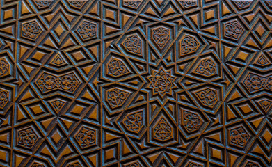 Ottoman Turkish  art with geometric patterns