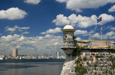 View of Havana, from Fortaleza de San Carlos de la Cabaña, Cuba