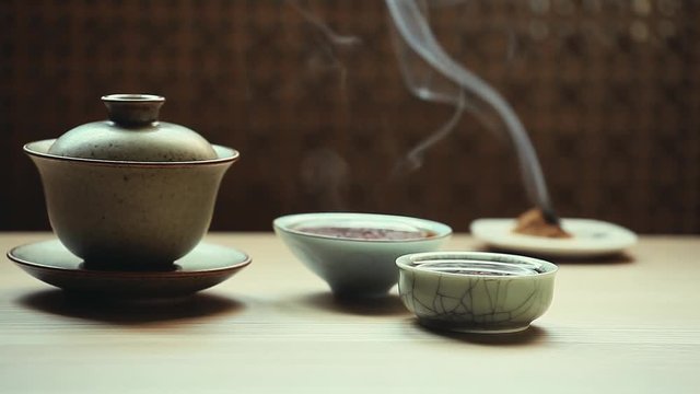 Black Chinese Tea footage