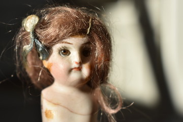 Portrait of a porcelain doll