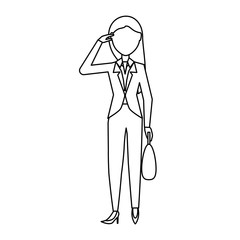 avatar businesswoman design