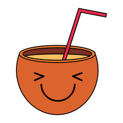kawaii cocktail icon