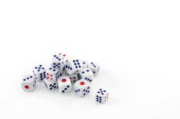 Background abstract shape, pattern for design. Betting, gamble, luck & business.