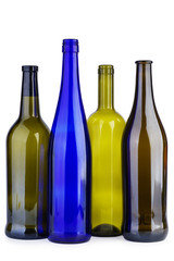 Empty wine bottles