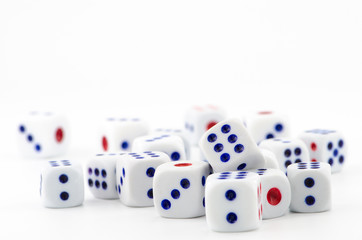 Shape background pattern, good for graphic design. Cube, bet, leisure & business.