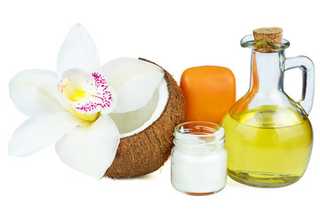 Coconut cosmetic set