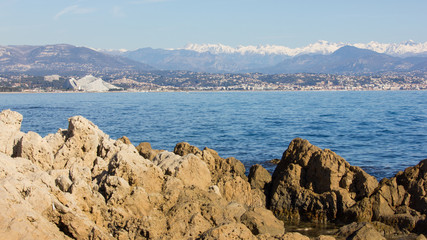 Mercantour national park from Antibes