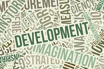 Development, for texture or background.