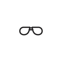 glasses icon. sign design