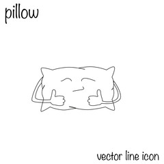 Pillow for sleeping with hands