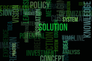 Fototapeta premium Business word cloud, business