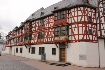 Historische Fachwerkhäuser in der Altstadt von Bad Camberg