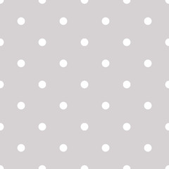 Vector seamless geometric pattern with polka dots