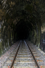 Fototapeta na wymiar The new railway tunnel de Tavannes constructed in 1936