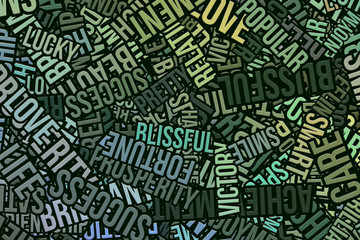 Happy word cloud, business