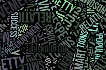 Happy word cloud, business