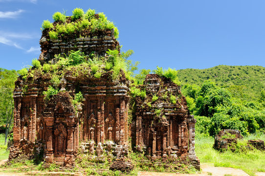 Ancient Hindu temples My Son near Hoi An. Vietnam