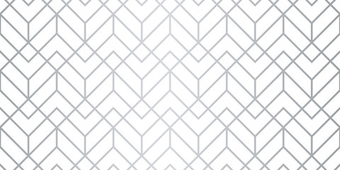 Silver Pattern. Seamless Vector.