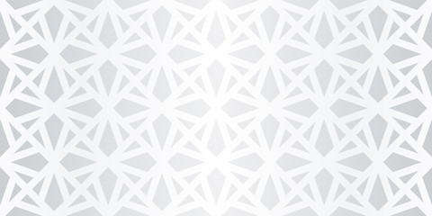Silver Pattern. Seamless Vector.
