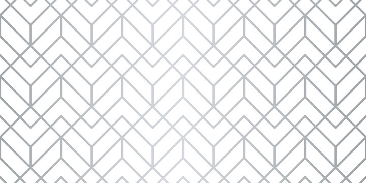 Silver Pattern. Seamless Vector.