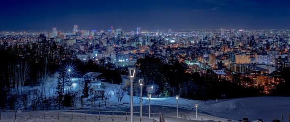 Obraz premium 札幌の夜景