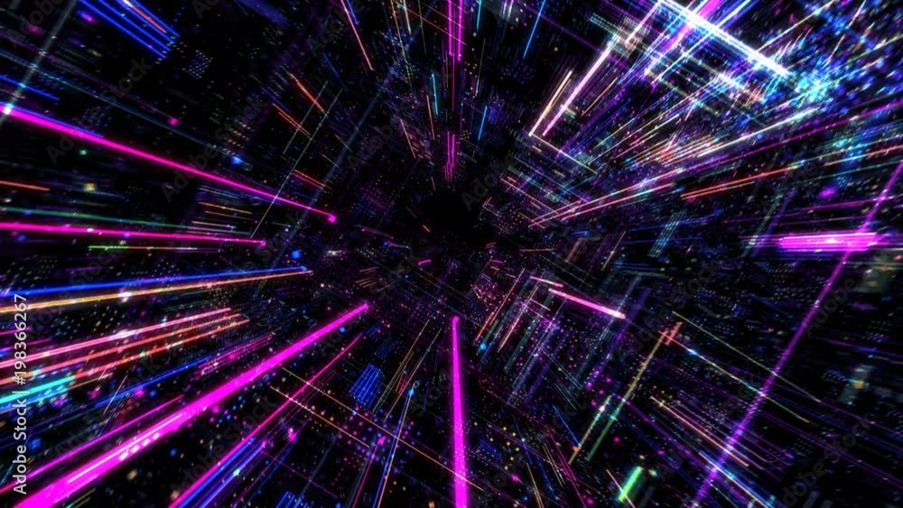 Poster abstract digital abstract virtual city. scanning city for hackers attack concept. software developer