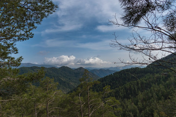 Obraz na płótnie Canvas View from near Mount Olympus