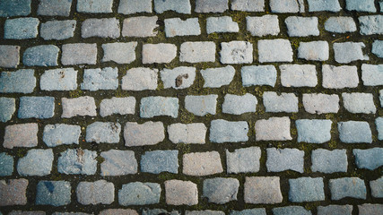 Cobblestones.