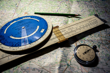 navigation tools of pilot