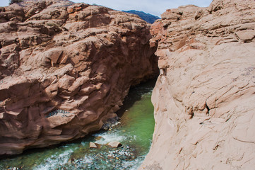 Vista Del Cero Garganta Del Rio