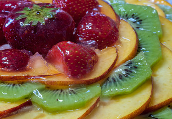 Delicious fruit sweet cake
