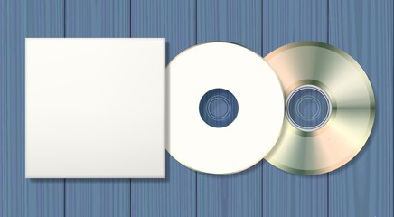 Blank disk and case template