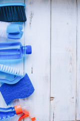 Cleaning house or office concept