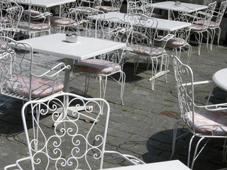 Bern, Leeres Cafe