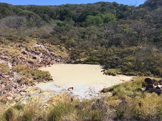Very hot and dry landscape