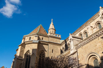 Fototapeta na wymiar Saint Peters Cathedral exterior, Geneva, Switzerland