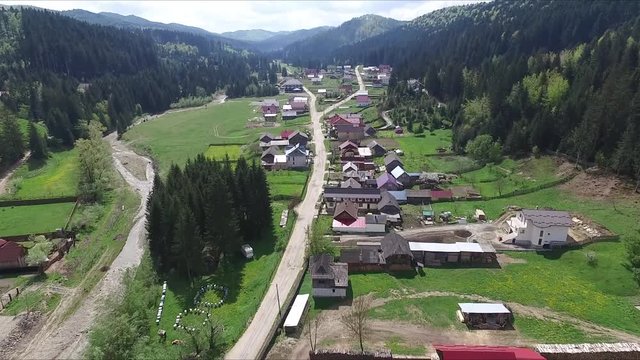Romania. Mountain village  Voronet