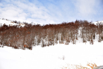 The high mountains of Abruzzo filled with snow 0013