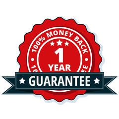 One year money back guarantee