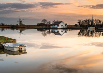 Thurne Norfolk Scene