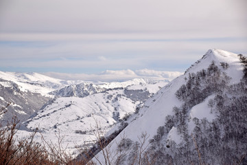 The high mountains of Abruzzo filled with snow 0022