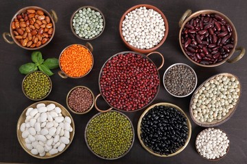 Beans, peas and lentils.