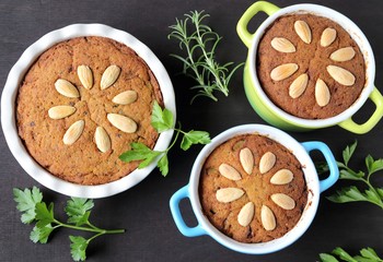 Paté with meat and vegetables.